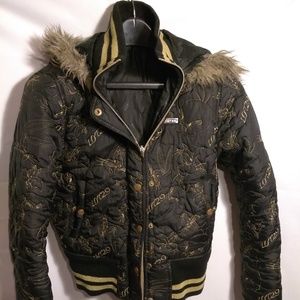 Lot 29 Looney Tunes Faux Fur Hooded Women's Coat